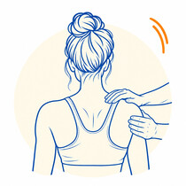 Niel-Asher Technique shoulder treatment illustration